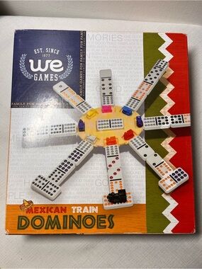 New Mexican Train Dominoes Set - Multicolor